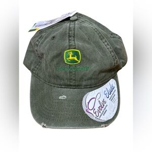 John Deere women hat new with tag Elude Make up resistant sweatband